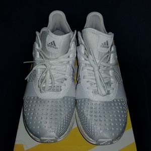 Adidas Like New! Men’s Pure Boost ZG Trainer S76725, Size US 8.5, Grey & White